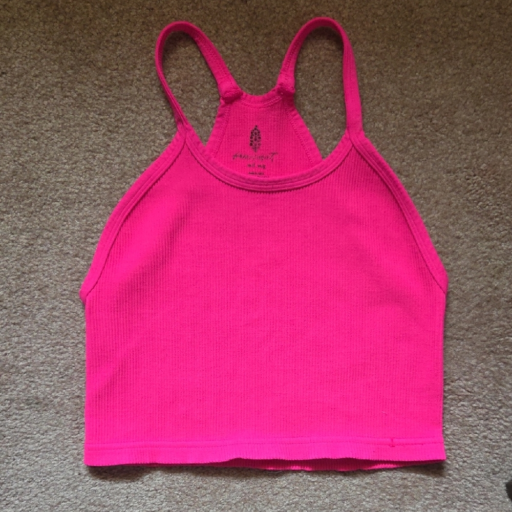 Free People Movement Happiness Runs Crop Tank- Size M/L
